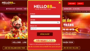 Hướng dẫn các bước đăng nhập Hello88 chi tiết