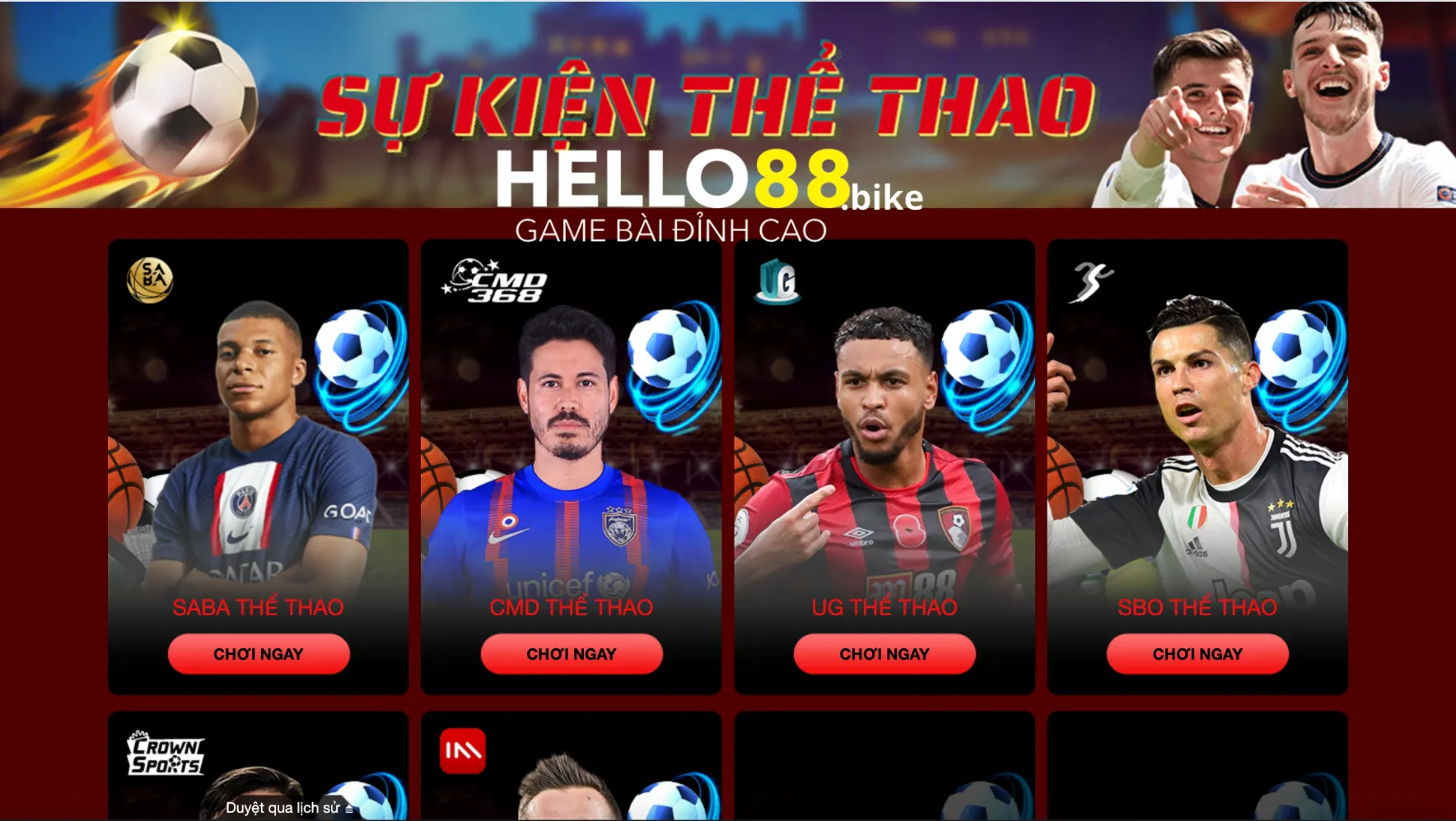 Cá cược thể thao tại nhà cái Hello88 ngày càng được hội viên yêu thích Cá cược thể thao tại nhà cái Hello88 ngày càng được hội viên yêu thích